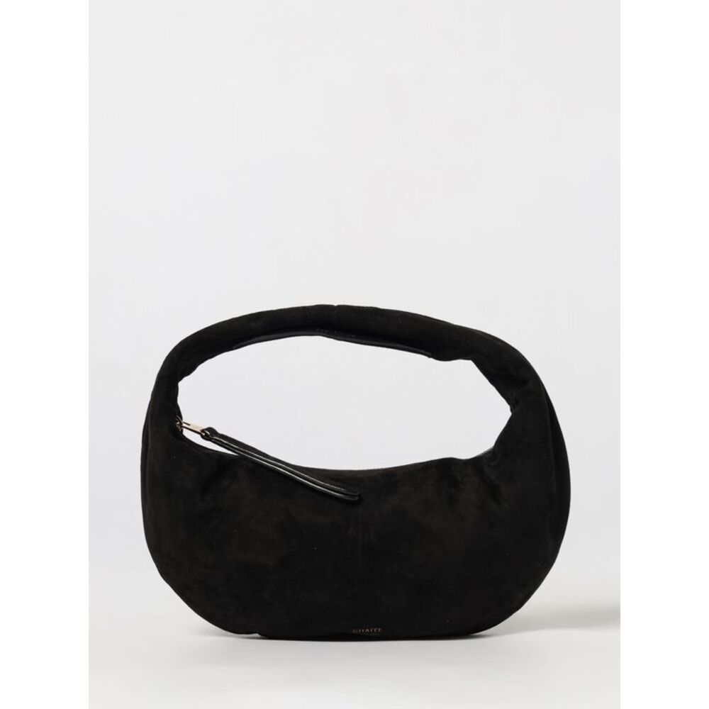 Khaite Women Khaite Olivia Small Suede Calfskin Hobo Bag With Zip Closure